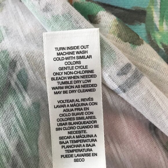 Chico's Beach Scene Blouse Top - Picture 12 of 12